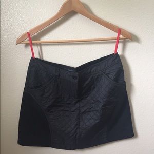 Black Mini Skirt Cute and Fashion.